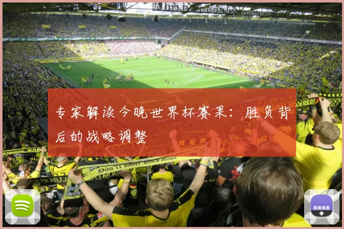 专家解读今晚世界杯赛果：胜负背后的战略调整