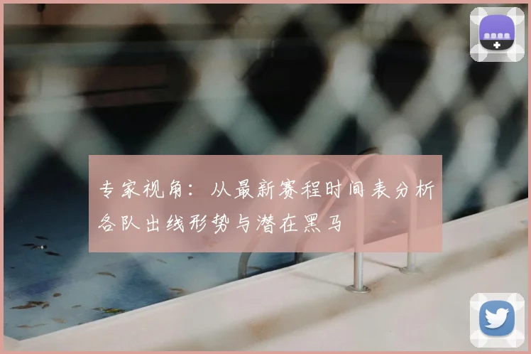 专家视角：从最新赛程时间表分析各队出线形势与潜在黑马