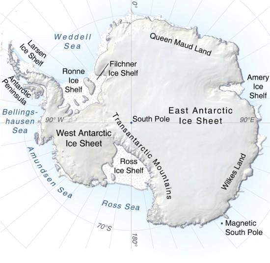 Antarctica Map