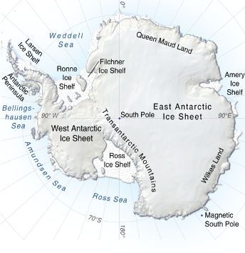 Antarctica Map